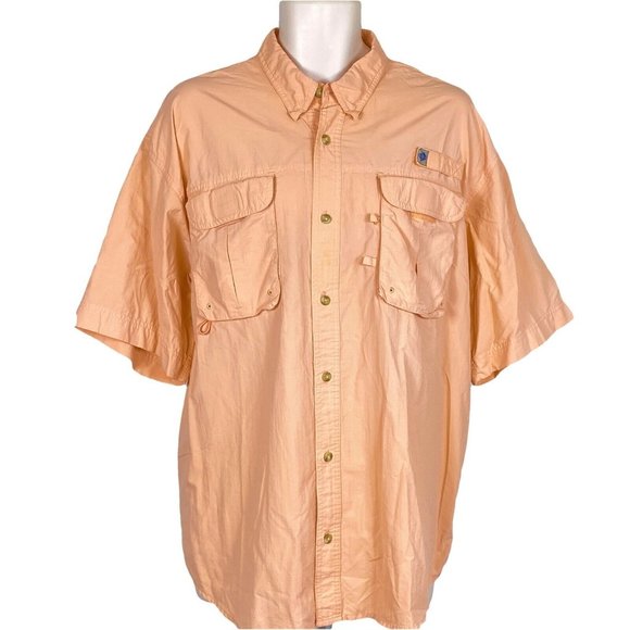 Reel Legends | Shirts | Mens Reel Legends Xxl Peachcoral Ss Vented ...